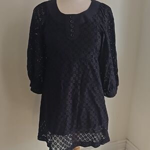 Chic Black Lace H&M Dress